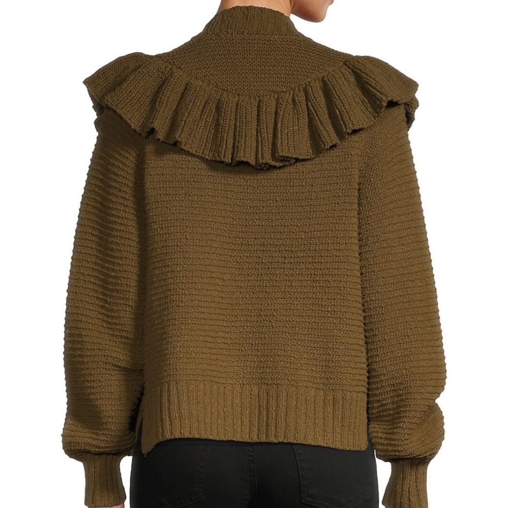 Madewell ruffle front cardigan XXS new with tags - Picture 2 of 7